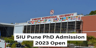 SIU Pune PhD Admission 2023 Open; Apply till May 22